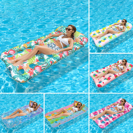 📢📢30% OFF !! ⏰Thickened PVC Inflatable Floating Mat