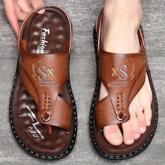 📢📢40% OFF !! ⏰Breathable Soft Leather Outdoor Sandals for Men in Plus Sizes