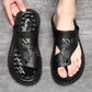 📢📢40% OFF !! ⏰Breathable Soft Leather Outdoor Sandals for Men in Plus Sizes