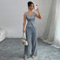📢📢30% OFF !! ⏰Women’s Sleeveless Vest & Wide-Leg Pants 2-Piece Set