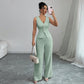 📢📢30% OFF !! ⏰Women’s Sleeveless Vest & Wide-Leg Pants 2-Piece Set