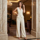 📢📢30% OFF !! ⏰Women’s Sleeveless Vest & Wide-Leg Pants 2-Piece Set