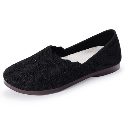 Women's Breathable Woven Slip-On Flats