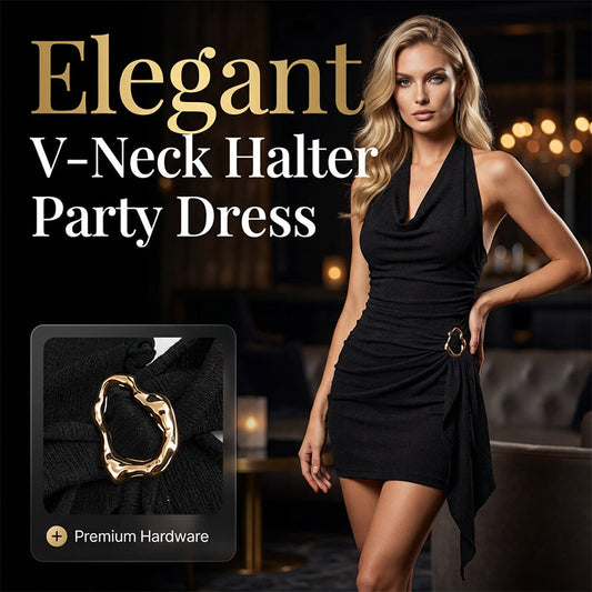 📢📢40% OFF !! ⏰Sleeveless Bodycon Dress with Side Drape