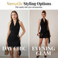 📢📢40% OFF !! ⏰Sleeveless Bodycon Dress with Side Drape
