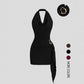 📢📢40% OFF !! ⏰Sleeveless Bodycon Dress with Side Drape