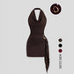 📢📢40% OFF !! ⏰Sleeveless Bodycon Dress with Side Drape