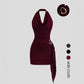 📢📢40% OFF !! ⏰Sleeveless Bodycon Dress with Side Drape