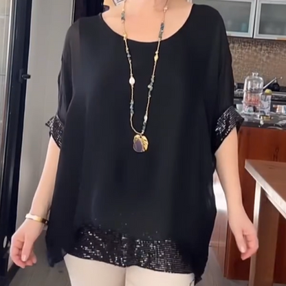 📢📢40% OFF !! ⏰Women's Casual Round Neck Top