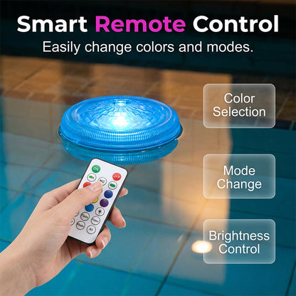📢📢30% OFF !! ⏰Solar Floating Pool Light with Remote
