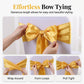 DIY Bow Tie Chair Cover Sash Ribbon