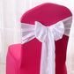 DIY Bow Tie Chair Cover Sash Ribbon