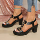 👡🔥10,000+ Sold! 2026 New Arrival Women's Chunky Heel T-Strap Sandals ✨