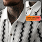 ✨Men's Short Sleeve Retro Geometric Knit Shirt