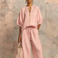 📢📢35% OFF !! ⏰Women's Solid Color 2-Piece Casual Tracksuit Set