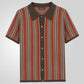 Men's Short Sleeve Herringbone Knit Shirt