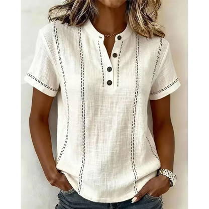 📢📢40% OFF !! ⏰🌸Spring Wardrobe Update!✨ Women's Casual Short Sleeve Top