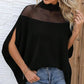 📢📢40% OFF !! ⏰Women's Casual High-neck Batwing Blouse
