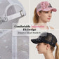 Rhinestone Butterfly Sequin Baseball Cap