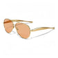 📢📢40% OFF !! ⏰Vintage Aviator Sunglasses with Sculpted Temples