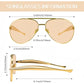 📢📢40% OFF !! ⏰Vintage Aviator Sunglasses with Sculpted Temples