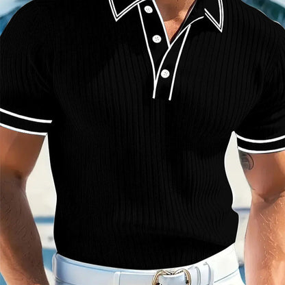 📢📢40% OFF !! ⏰Summer Casual Short Sleeve Polo Shirt
