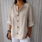 📢📢40% OFF !! ⏰Women's Loose Fashion Button Top