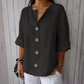 📢📢40% OFF !! ⏰Women's Loose Fashion Button Top