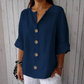 📢📢40% OFF !! ⏰Women's Loose Fashion Button Top