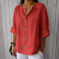 📢📢40% OFF !! ⏰Women's Loose Fashion Button Top