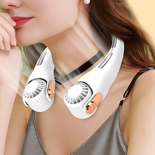 📢📢40% OFF !! ⏰Rotating Head, Low Noise Neck Fan