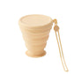 Silicone Collapsible Travel Cup with Lid & Lanyard