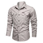 📢📢30% OFF !! ⏰Men's Long Sleeve Cotton Workwear Shirt