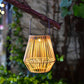 Solar Powered Rattan Lantern Light🏮