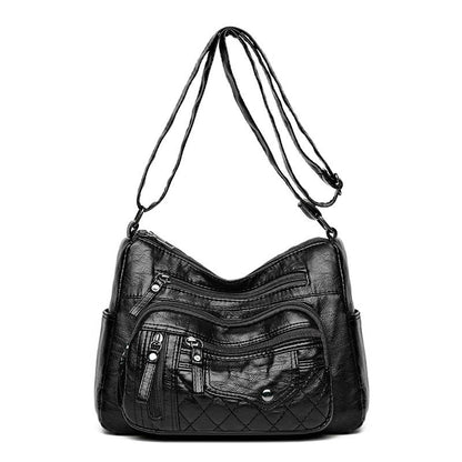 📢📢40% OFF !! ⏰Women's Simple Multi-Pocket Shoulder Bag