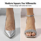 📢📢40% OFF !! ⏰Rhinestone Ankle Strap Sandals with Sculptural Heel