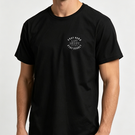 📢📢40% OFF !! ⏰Men's Athletic Fit Crew Neck Graphic T-Shirt