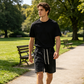 Men's Vintage Washed Cotton Blend Shorts