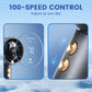 📢📢40% OFF !! ⏰Mini 100-Speed Adjustable Handheld Turbo Fan