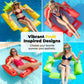 📢📢30% OFF !! ⏰Fruit-Themed Inflatable Pool Hammock Float