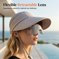 Wide Brim Sun Visor with Face Shield