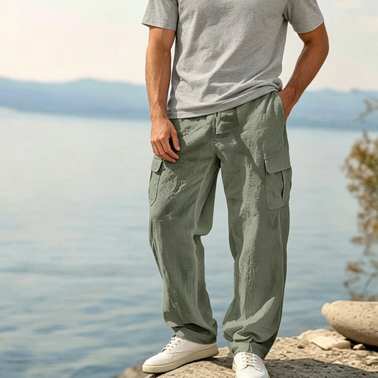 📢📢30% OFF !! ⏰Men's Cotton Linen Cargo Pants