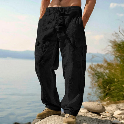 📢📢30% OFF !! ⏰Men's Cotton Linen Cargo Pants
