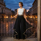 📢📢40% OFF !! ⏰Women's Wide-Leg Pants – Flowy, Gold Trim, Elegant, Versatile 🍂