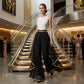 📢📢40% OFF !! ⏰Women's Wide-Leg Pants – Flowy, Gold Trim, Elegant, Versatile 🍂