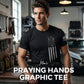 📢📢40% OFF !! ⏰Men's Distressed American Flag Print T-Shirt