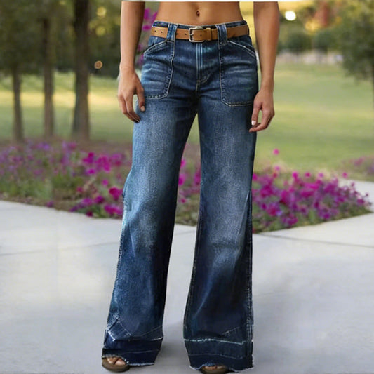 📢📢30% OFF !! ⏰Women's Retro Flare Jeans with Pockets