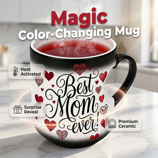 Heat-Activated "Best Mom Ever" Color-Changing Mug