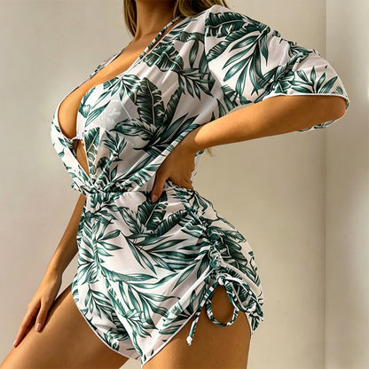 📢📢40% OFF !! ⏰Women's Sexy Printed 3-Piece Set