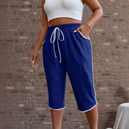📢📢30% OFF !! ⏰Women's Drawstring Capri Pants with Pockets